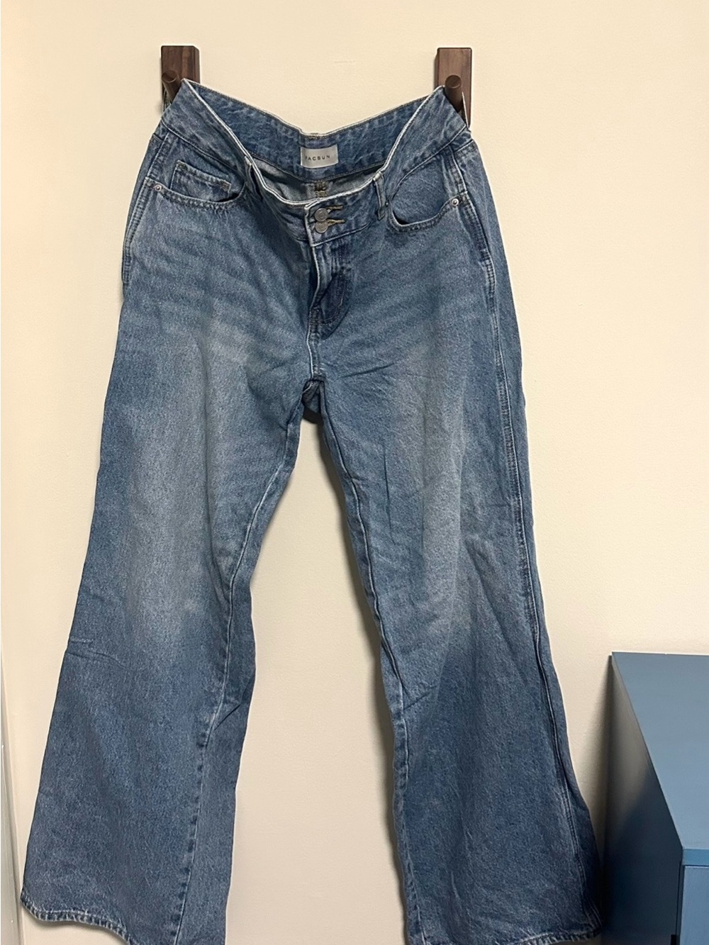 PacSun- Casey Low rise Baggy Jeans- Indigo- size 28- regular length - Picture 4 of 6